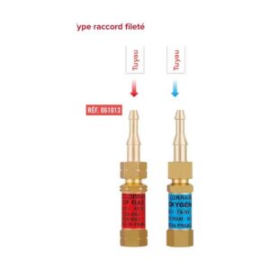 Paire de clapets ARPF CF chalumeau Ø6.3/10 mm Le Lorrain