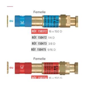 Embout femelle ISOCOUPLE ARPF pour détendeur Ox/Gaz Le Lorrain