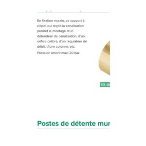 Poste de détente mural simple Oxygène Le Lorrain