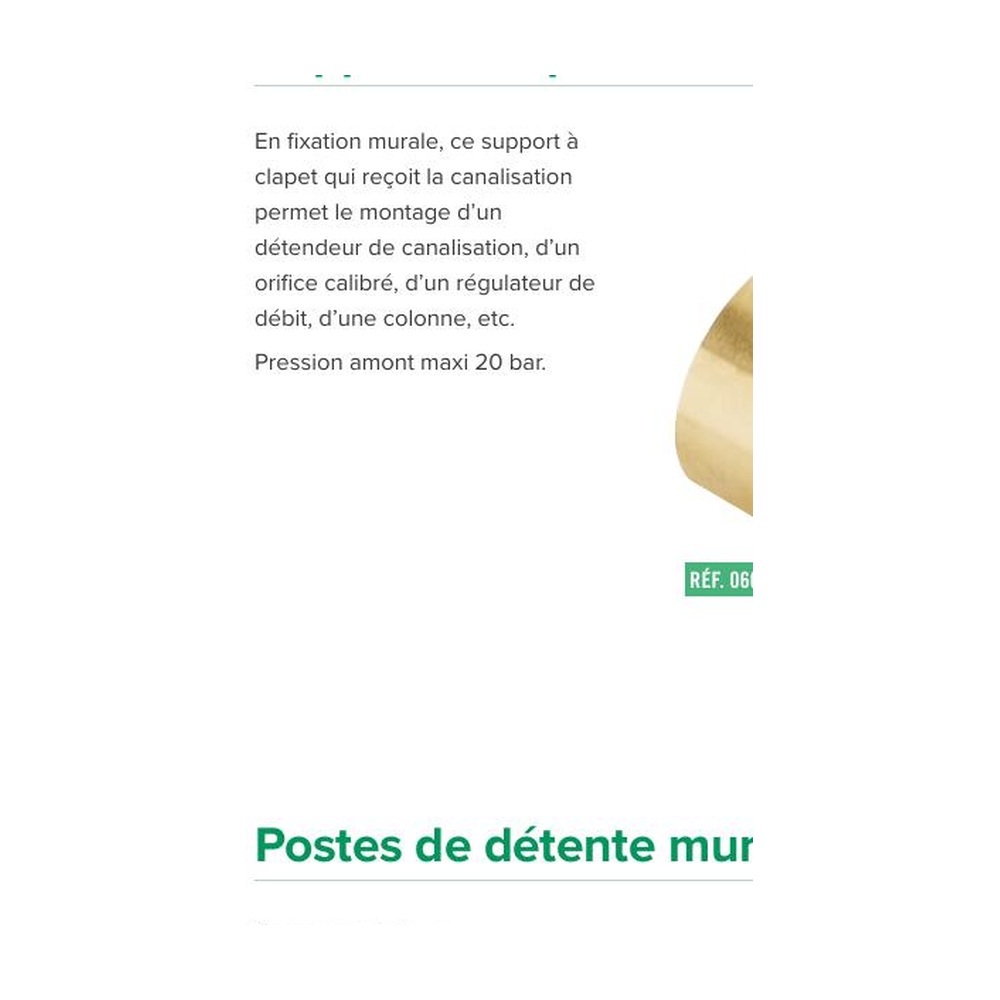 Poste de détente mural simple Oxygène Le Lorrain