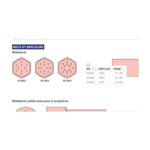 Brûleur multidard 14 x 150 Le Lorrain