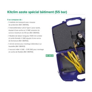 Kitclim Azote bâtiment 55 bar Le Lorrain